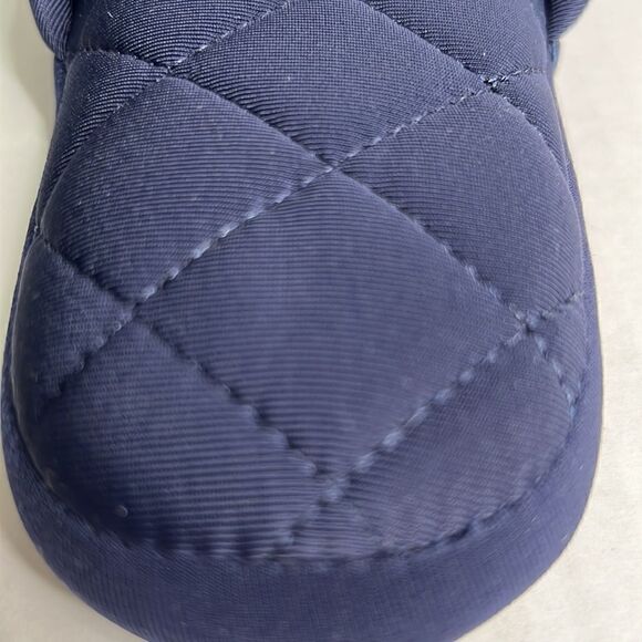 Charter Club navy blue quilted slippers size medium 7 - 8. NWT - Picture 7 of 7